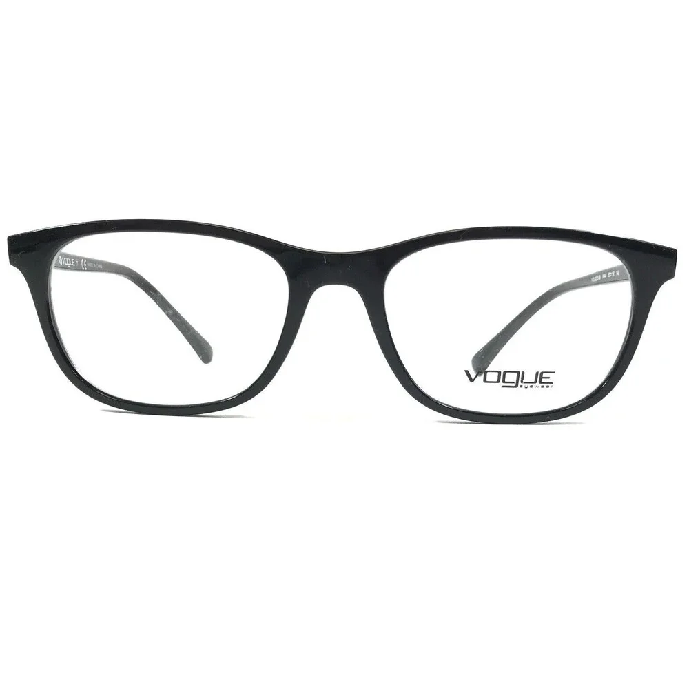 Vogue Eyeglasses Frames VO5225-B W44 Black Square Full Rim 53-18-140